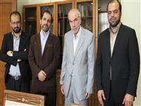 دیدار اعضای دبیرخانه کتاب سال دانشجویی با دکتر داوری اردکانی